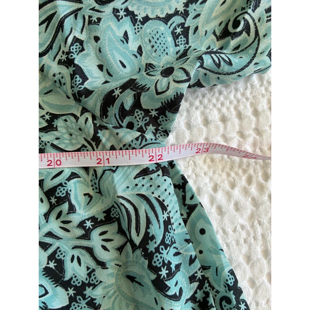 Rainbow Hawaii Inc Dress Silk Blend Patterned Hawaiian Caftan Oversized Vacation - Picture 8 of 10